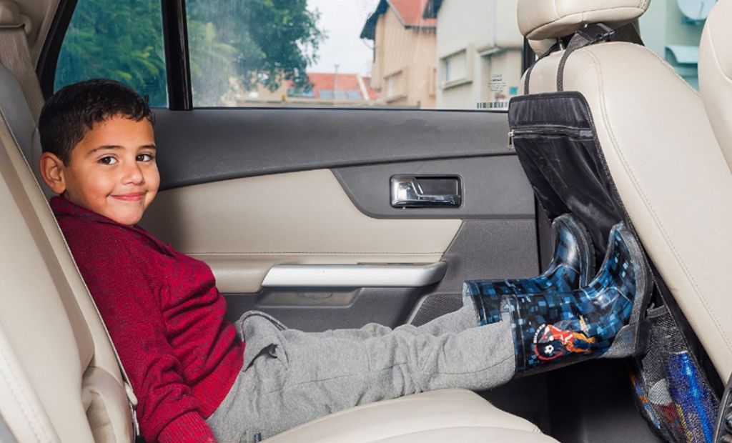 NszzJixo9 Car Auto Seat Back Protector Cover for Children Kick Mat Storage Bag Backseat Child Kick Guard Seat Saver Car Back Seat Protectors 